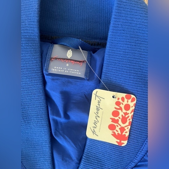 Free People Movement Midnight Moon Solid Bomber Jacket - Picture 5 of 13